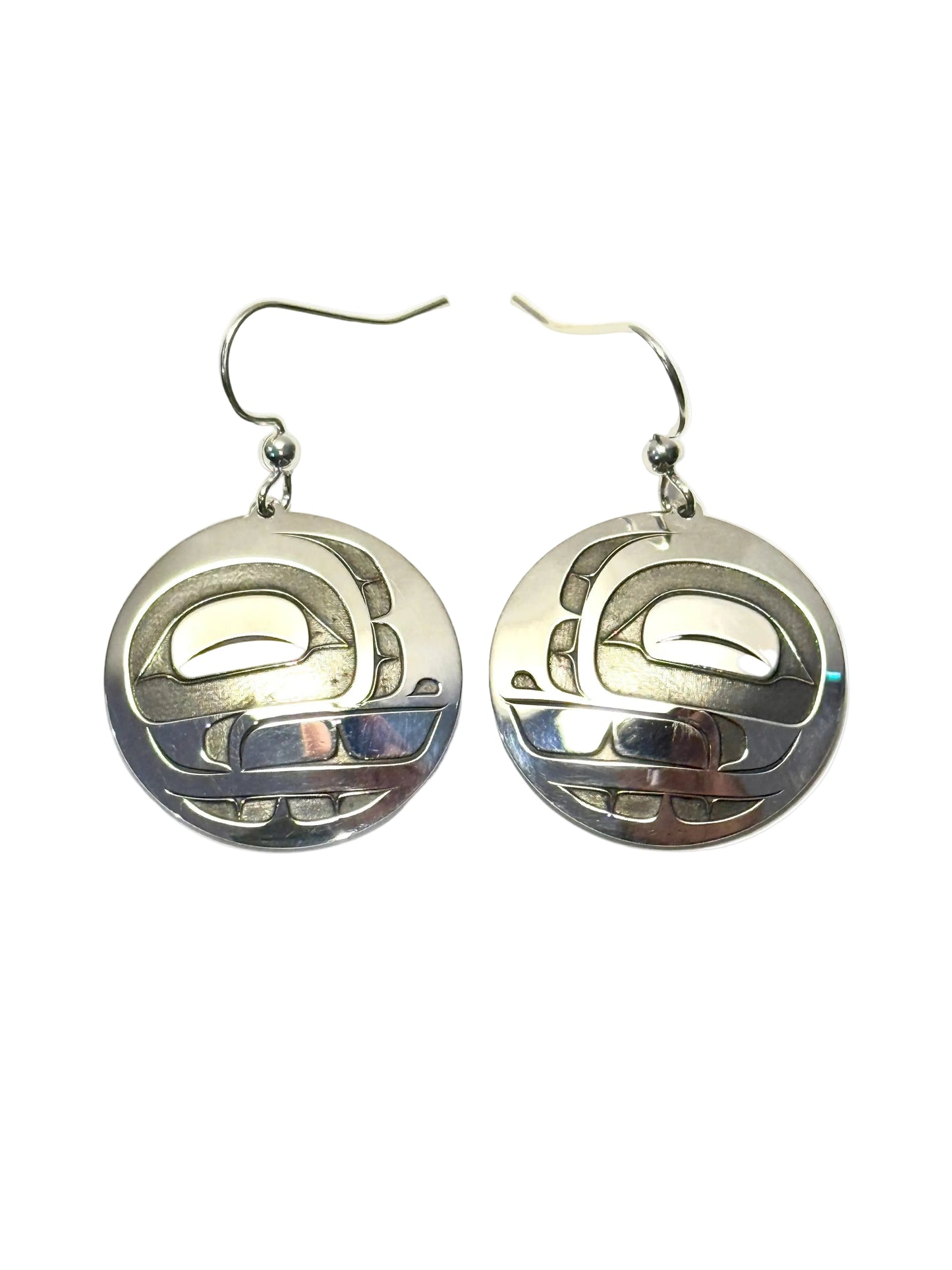 Sterling Silver Frog Earrings
