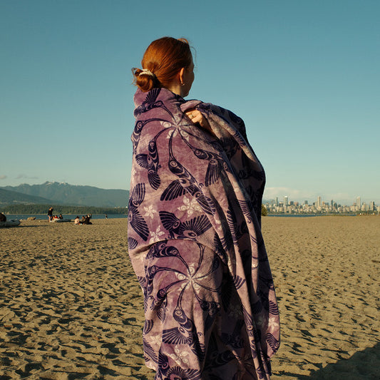 Hummingbird Fleece Blanket