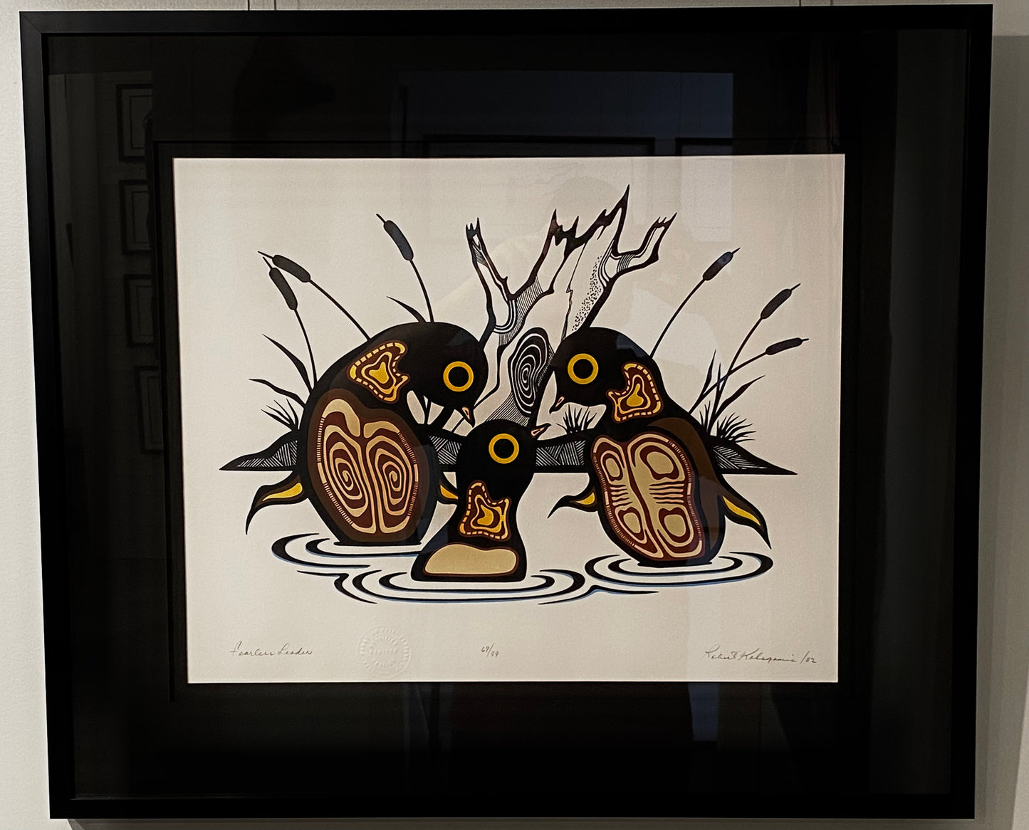 Fearless Leader by Robert Kakegamic - Robert Kakeqamic - - Pentlatch Gallery - Aboriginal Art - Parksville, BC, Canada