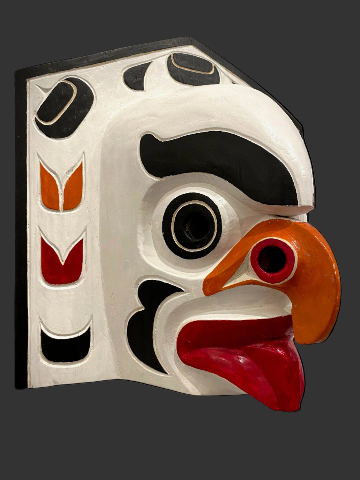 Chief Sam Johnson - Seagull Mask - Chief Sam Johnson - Mask - Pentlatch Gallery - Aboriginal Art - Parksville, BC, Canada