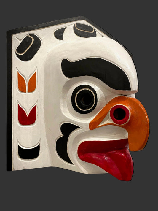 Chief Sam Johnson - Seagull Mask - Chief Sam Johnson - Mask - Pentlatch Gallery - Aboriginal Art - Parksville, BC, Canada