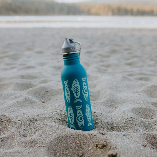 Water Bottle - Salmon in the Wild