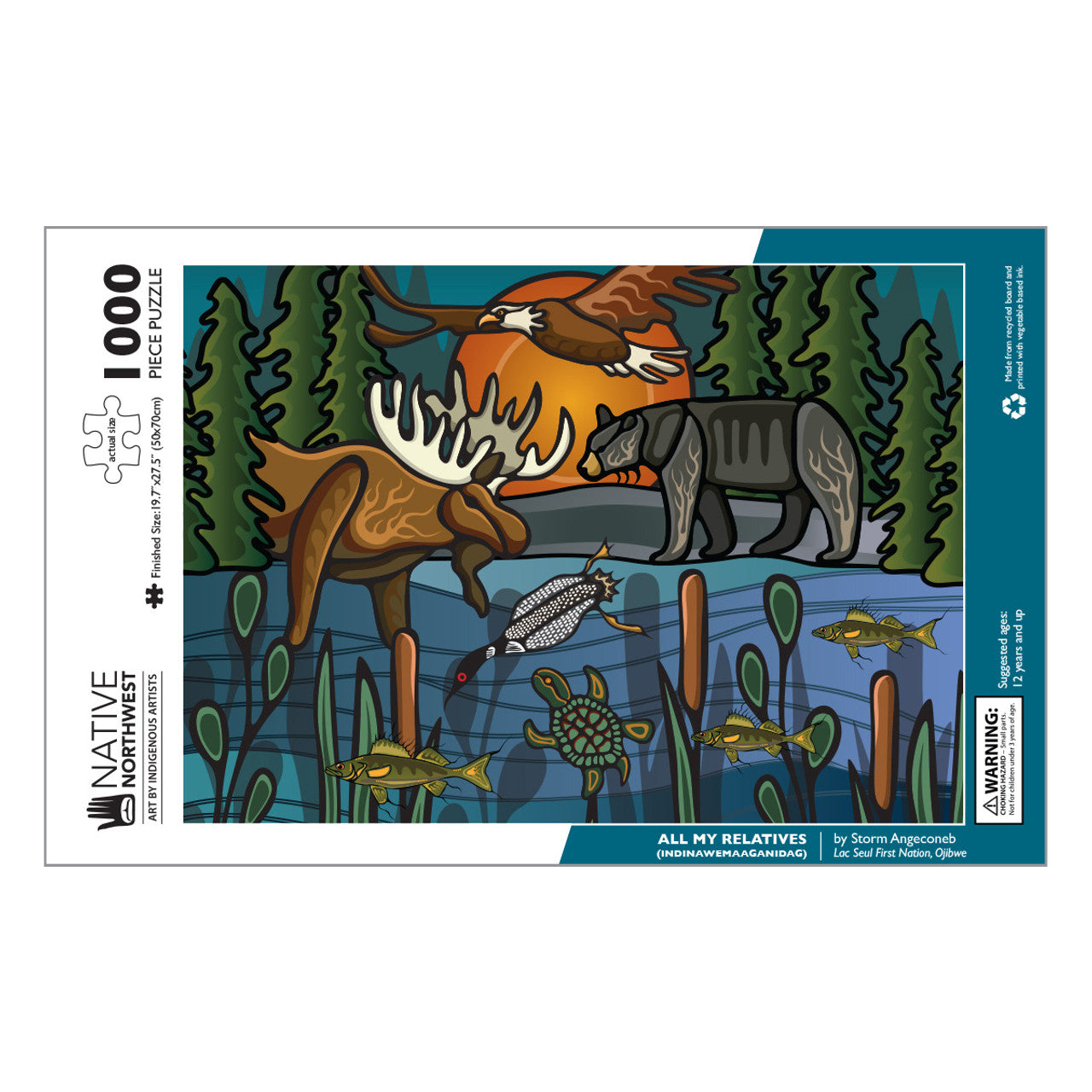 1000 Piece Jigsaw Puzzle All My Relatives Storm Angeconeb
