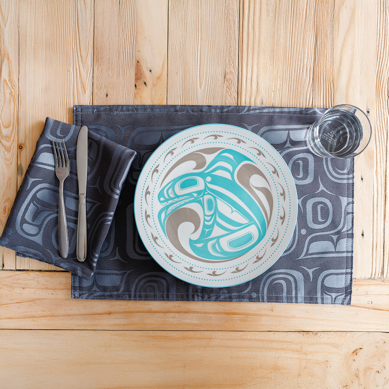Porcelain Art Dinner Plates (Set of 2) - Killer Whale