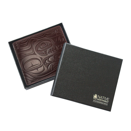 Spirit Wolf Leather Embossed Wallet Paul Windsor