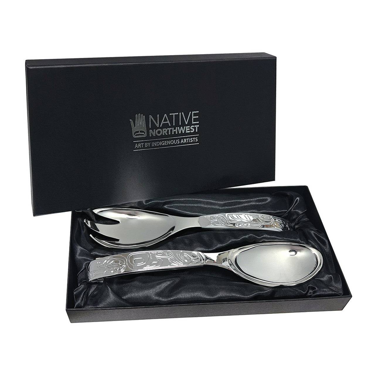 Eagle Whale Silver Servers
