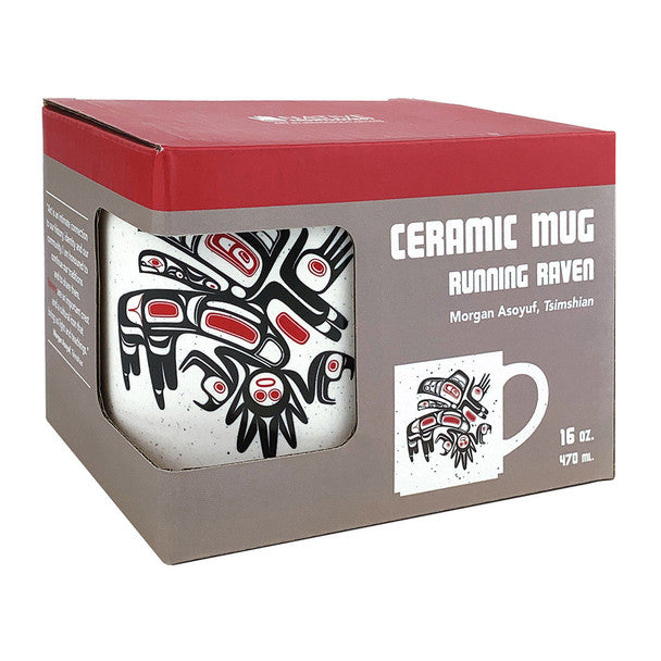 Running Raven Ceramic Mug