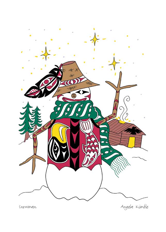 Snowman - Holiday Card