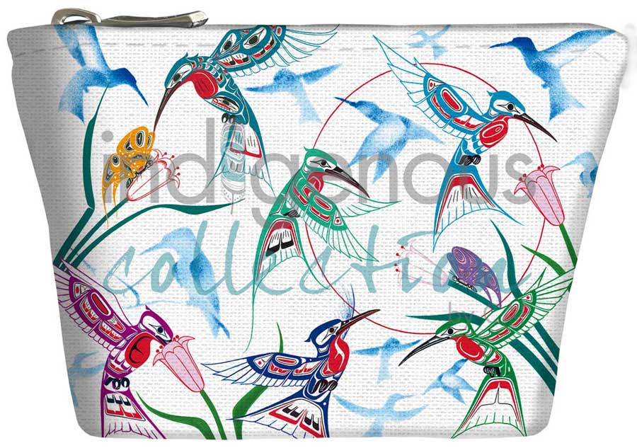 Garden of Hummingbirds Coin Purse