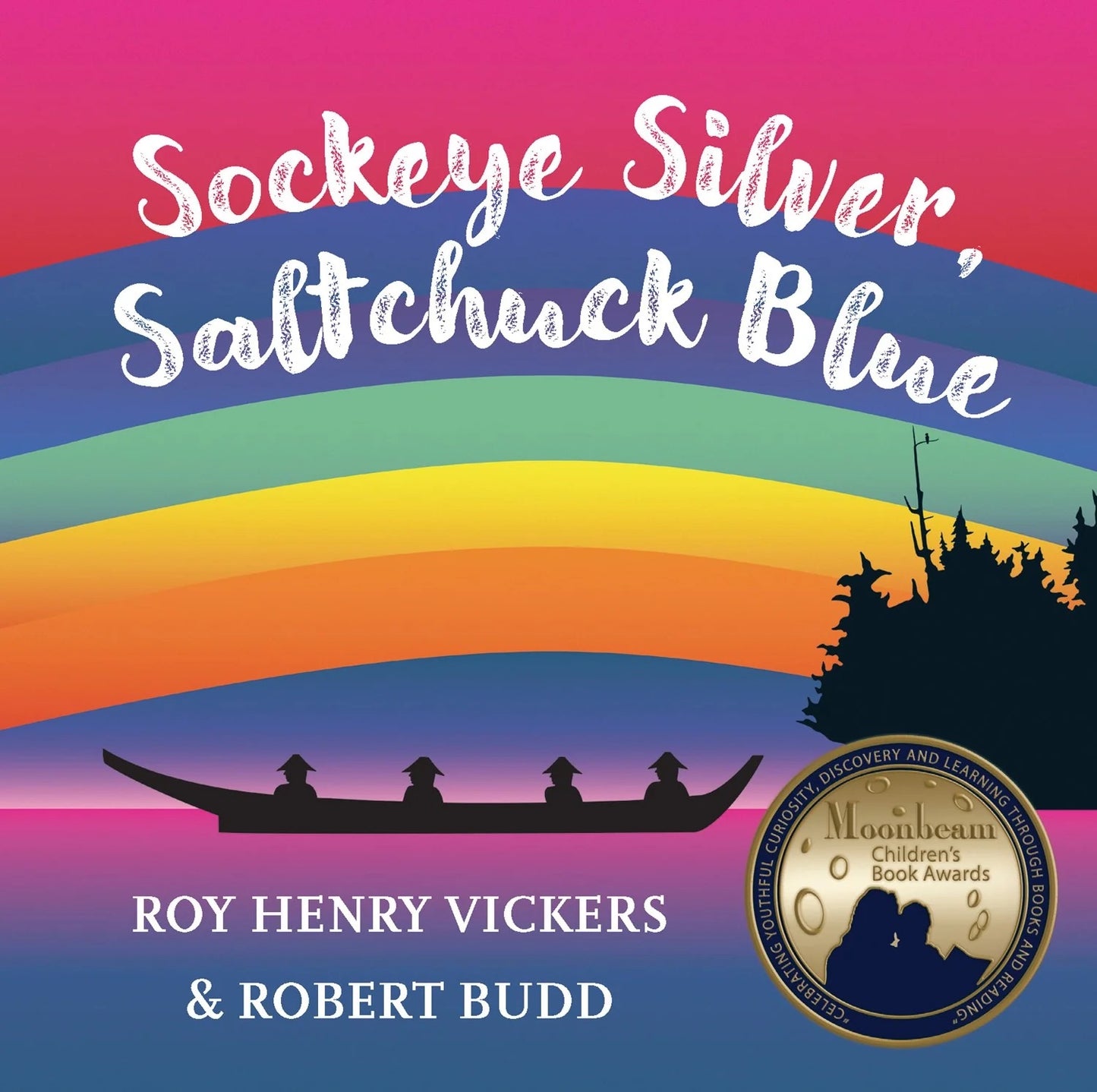 Sockeye Silver, Saltchuck Blue- Board Book by Roy Henry Vickers & Robert Budd - Roy Henry Vickers - Book - Pentlatch Gallery - Aboriginal Art - Parksville, BC, Canada