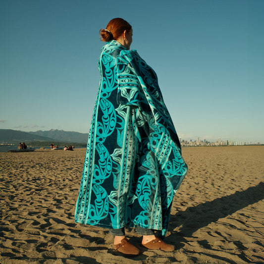 Whale Fleece Blanket