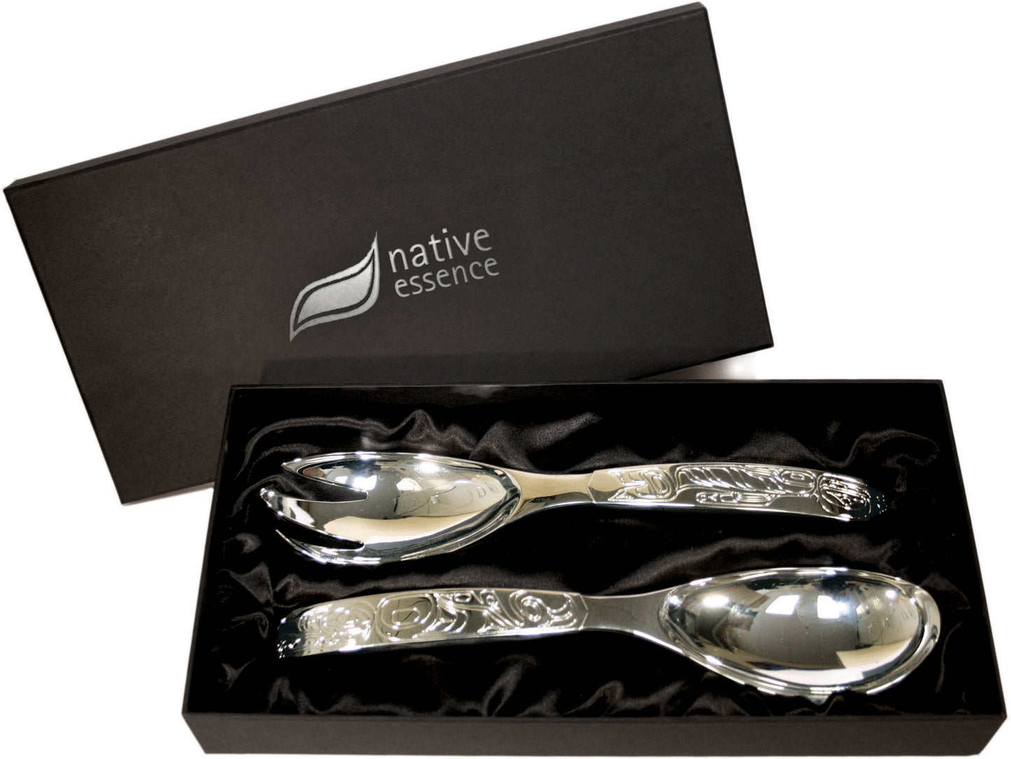 Silver Servers - Eagle Whale by Terry Starr - Terry Starr - Kitchenware - Pentlatch Gallery - Aboriginal Art - Parksville, BC, Canada