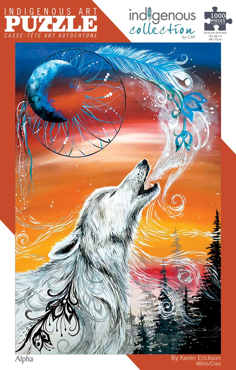 Alpha - Erickson, Karen - Puzzle - Pentlatch Gallery - Aboriginal Art - Parksville, BC, Canada