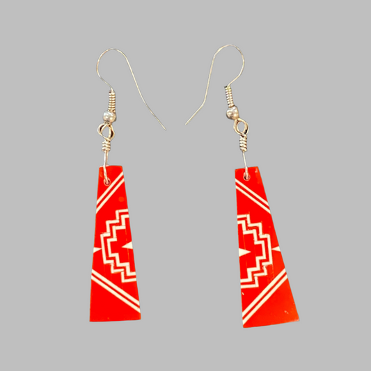 Inlay Earrings - Leander Nez