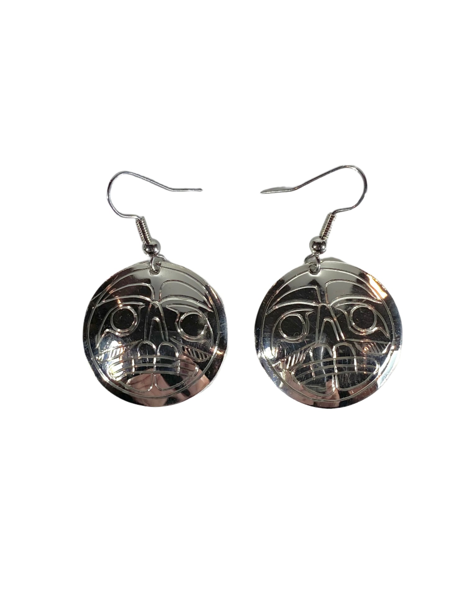 Silver Moon Earrings