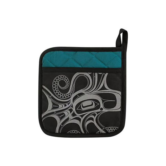 Potholder - Octopus (Nuu) by Ernest Swanson - Ernest Swanson -  - Pentlatch Gallery - Aboriginal Art - Parksville, BC, Canada