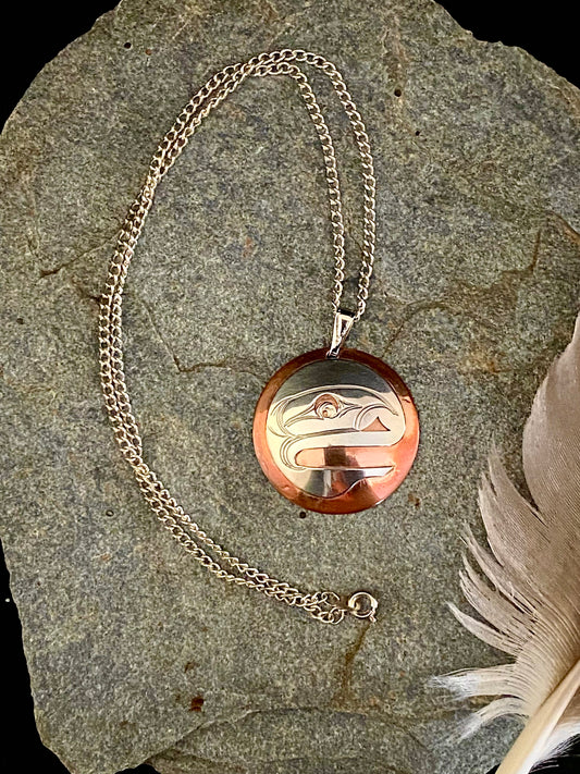 Salmon Pendant Necklace - Francis Dick