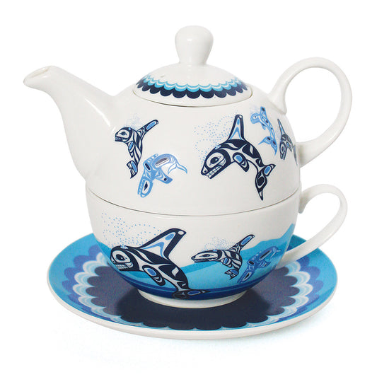 Tea for One set (Orca Family)