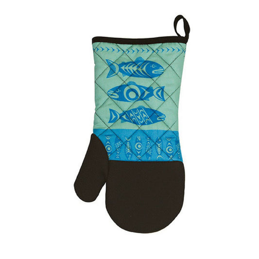 Salmon in the Wild Oven Mitt - Simone Diamond