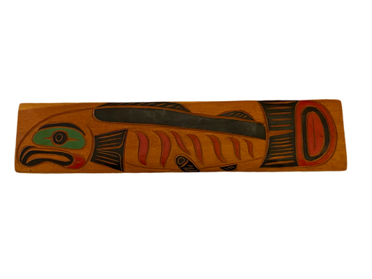 Vintage Salmon Plaque -Red Cedar