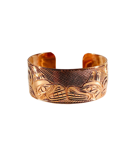 Bear & Wolf Copper Bracelet