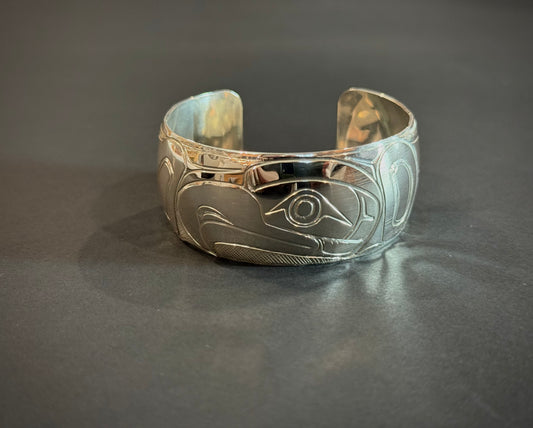 Raven Silver Bracelet
