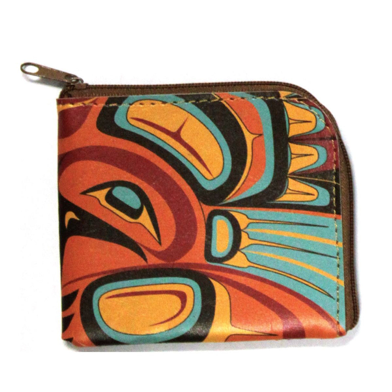 Coin Purse - Eagle by Paul Windsor - Pentlatch Gallery - Apparel - Pentlatch Gallery - Aboriginal Art - Parksville, BC, Canada