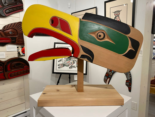Eagle Mask - Unknown Coast Salish Artist
