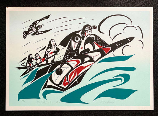 Eagle War Canoe - Robert Sebastian