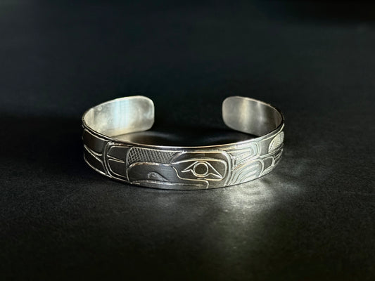 Sterling Raven Silver Bracelet