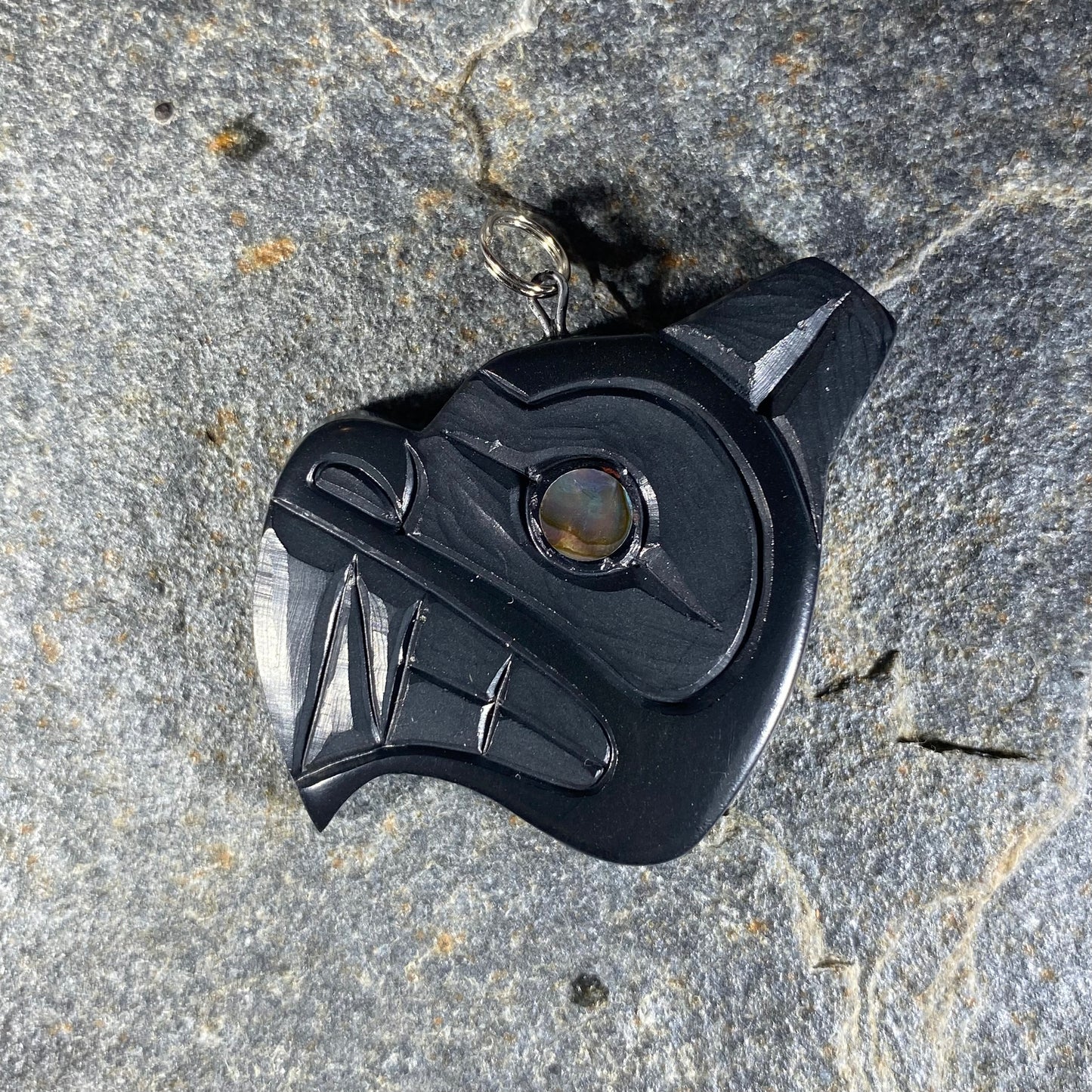 Bear Haida Argillite Pendant