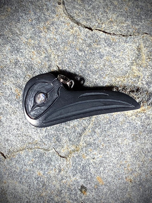 Hummingbird Haida Argillite Pendant