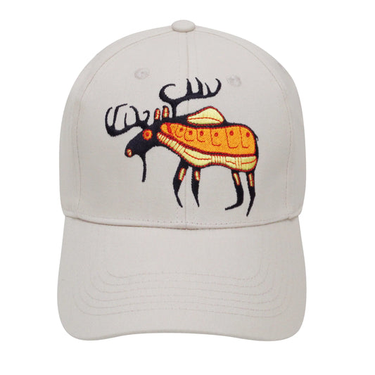 Moose Harmony Embroidered Baseball Cap
