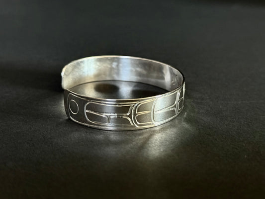 Sterling Raven Silver Bracelet