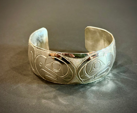 2 Eagles Silver Bracelet