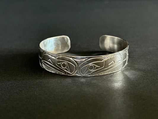 Sterling Silver Raven Bracelet