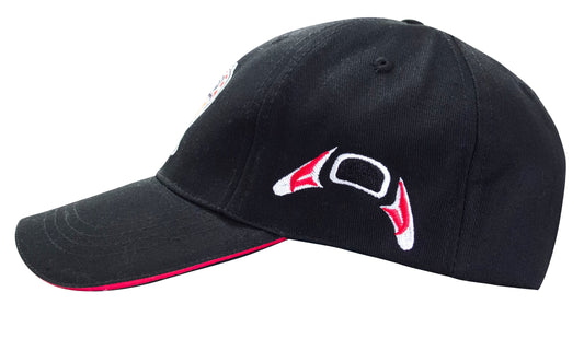 Salmon Embroidered Baseball Cap
