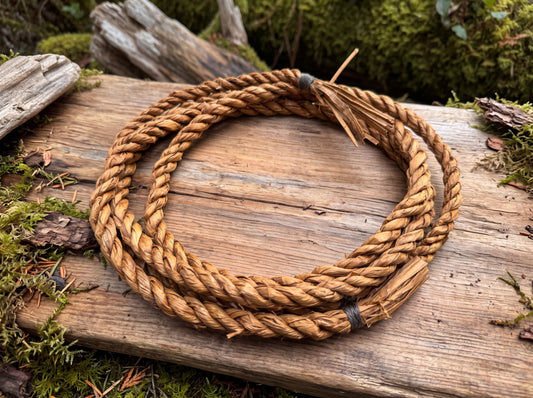13 ft Traditional Hand Braided Cedar Rope