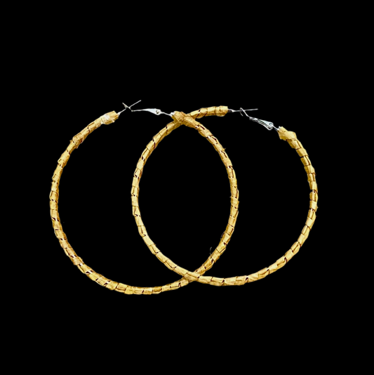 Cedar Hoop Earrings