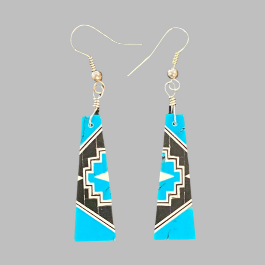 Inlay Earrings - Leander Nez