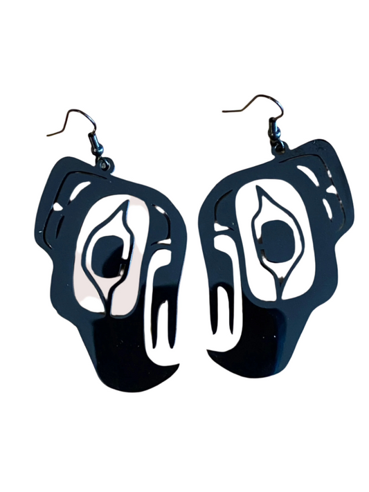 Thunderbird Earrings (black)