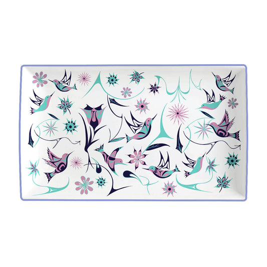 Hummingbirds Rectangular Platter