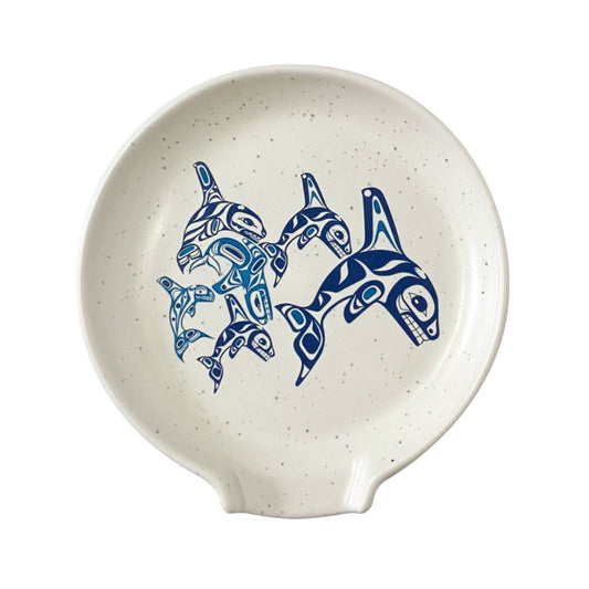 Orca Family Spoon Rest Paul Windsor