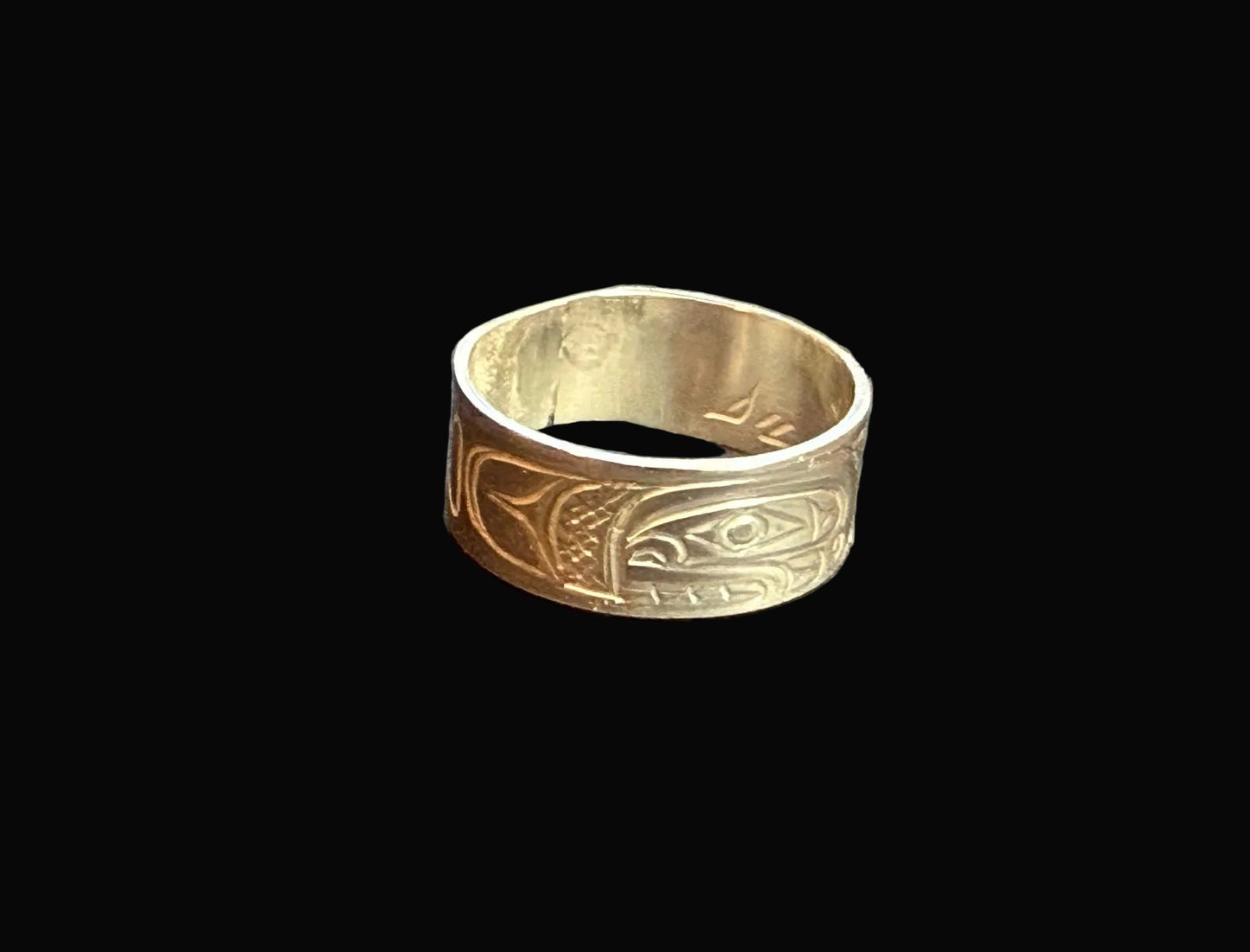 Sterling Silver Killer Whale Ring