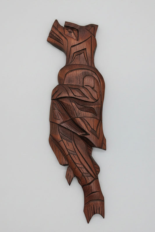 Bear/Salmon Plaque