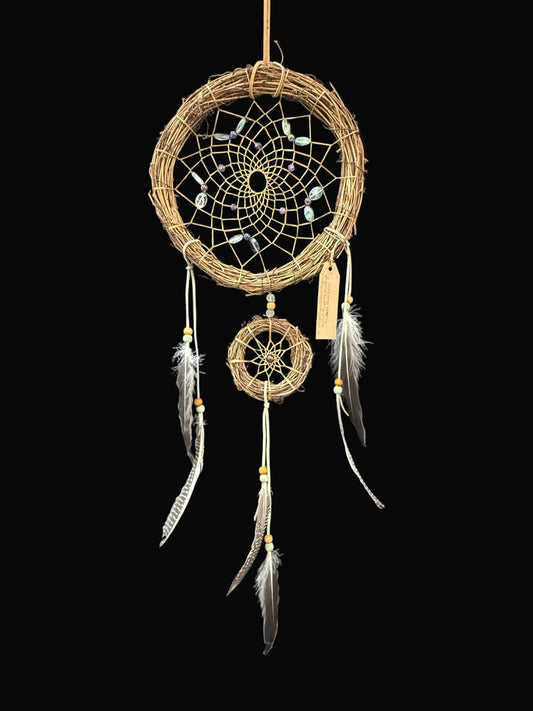 10"x 2 Tier Dreamcatcher (grapevine)