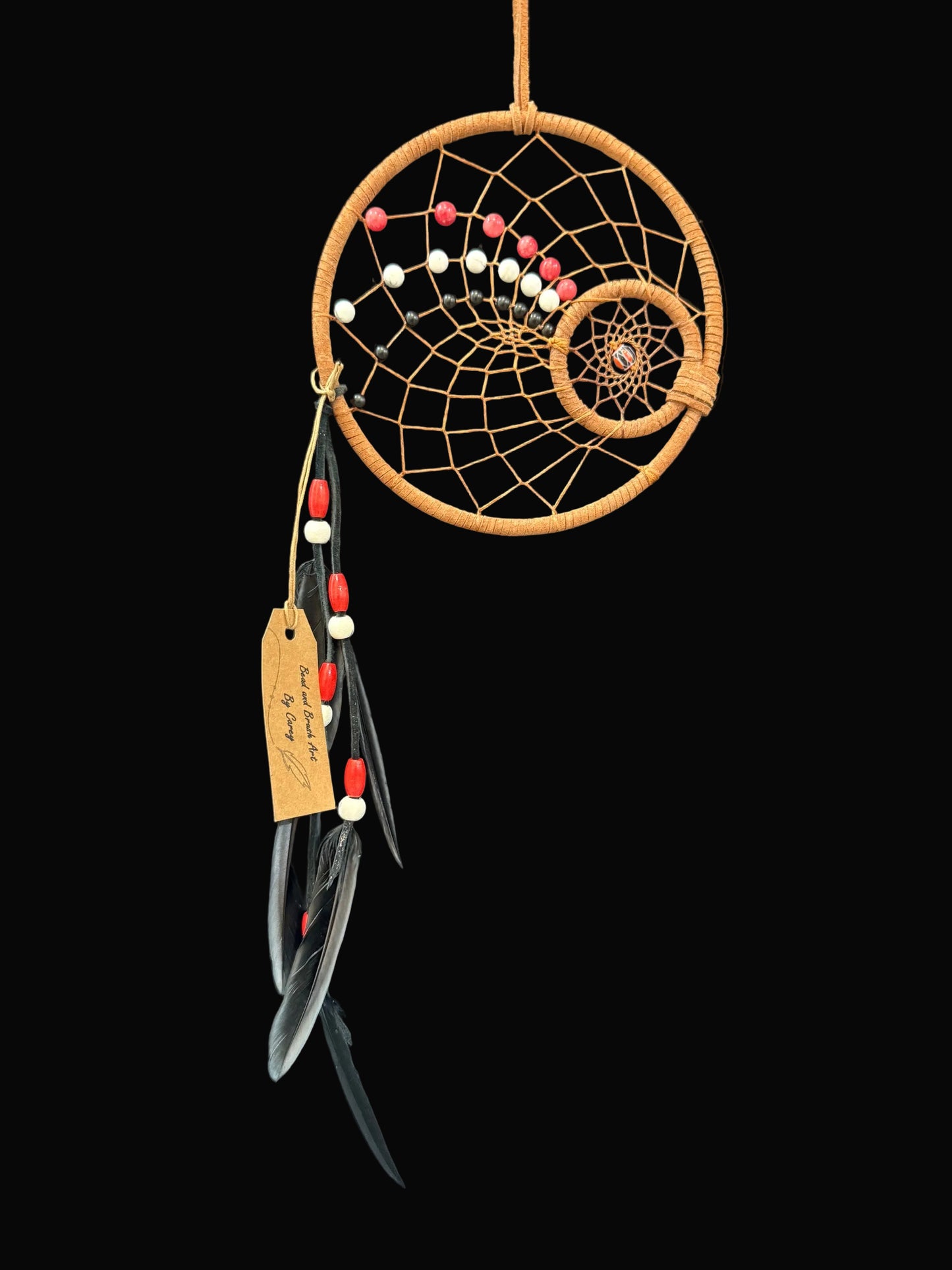 6" Medium Brown Dreamcatcher