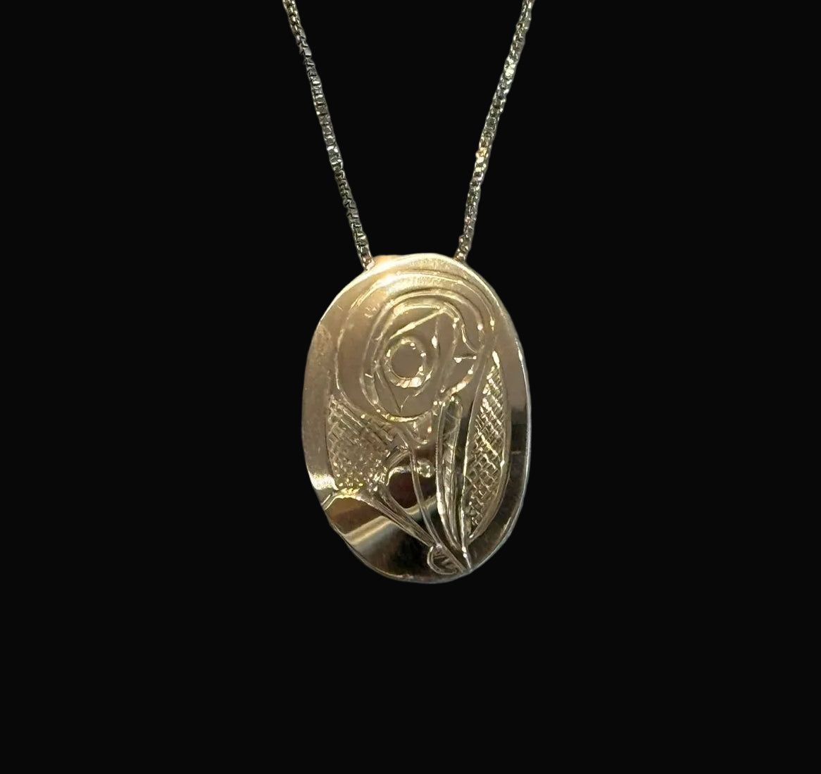 Sterling Silver Hummingbird Pendant
