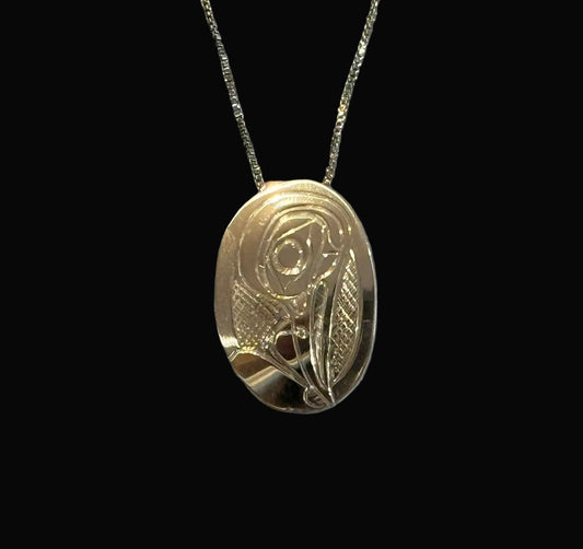 Sterling Silver Hummingbird Pendant