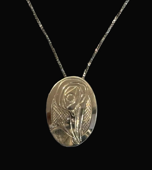 Sterling Silver Hummingbird Pendant